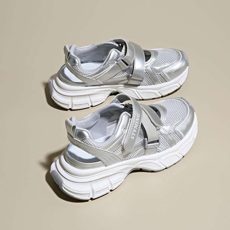 2026 New Style Platform Sneakers Versatile Women's Summer With Thick Sole And Breathable Hollow Out Design For Comfort shoes
