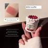 Flower Knows Strawberry Cupid Lip Cream Lip Mud Lipstick, Brightening Velvet Matte Finish, Non-Drying