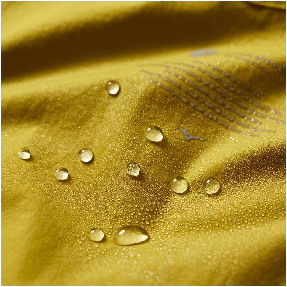 Mizuno Breath Thermo Thermal Mesh Short and Honey B2MEA731 Jacket, Moisture-Wicking Heat-Generating, Women's, Yellow,