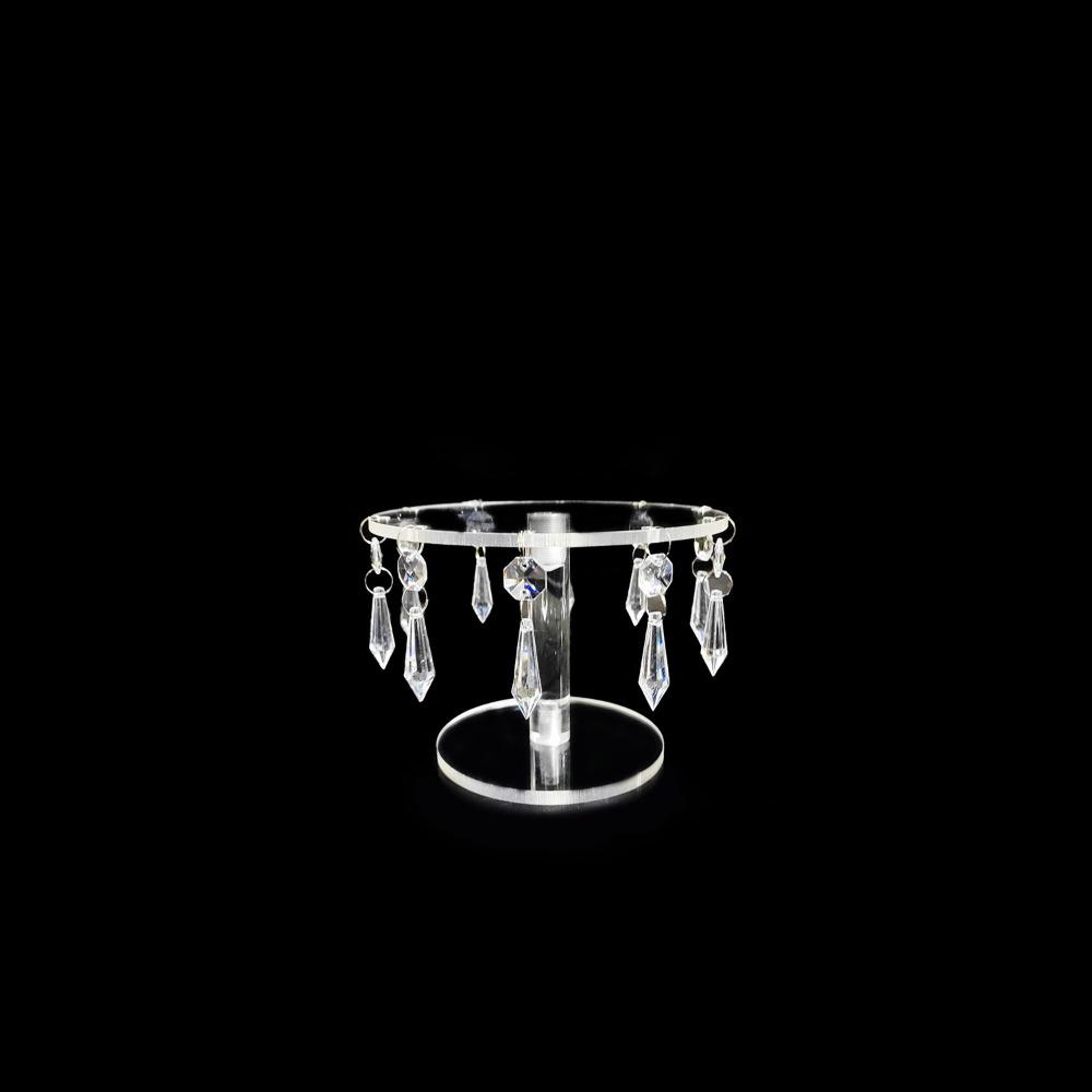 Reusable Cake Display Stand Transparent Dessert Table Elegant Dessert Display Stand Hotel 15 cm/5.91 in