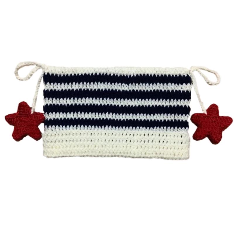 

Adult Teens Cat Ear Shape Hat with Dangle Star Soft Winter Warmer Cycling Hat