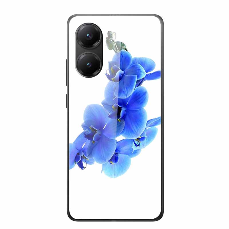Tempered Glass Case For Xiaomi Poco X7 Pro Case Hard Glass Back Cover Soft TPU Bumper For Redmi Turbo 4 Phone Case X7Pro Turbo4