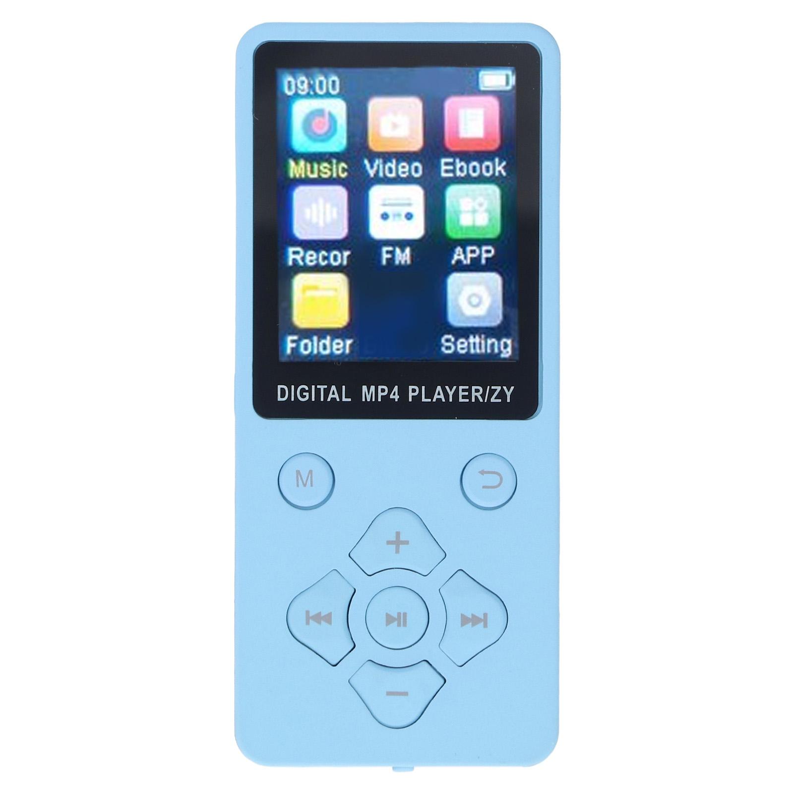 

MP4 Player Multifunctional 1.8 Inch Color Screen BT 5.0 MP3 Music Player HiFi Music Player Supports Pictures Video синий