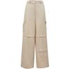 VEROMODA Women's Mid-Waist Wide-Leg Cargo Pants