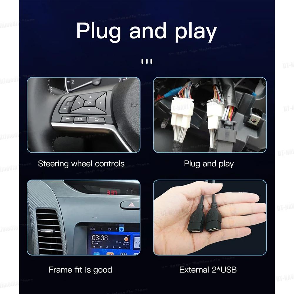 Android 15 for Honda Ridgeline 2006 2007 2008 2009 2010 2011 - 2014 Car Radio Antoradio 2 Din Stereo Multimedia Player GPS Wifi