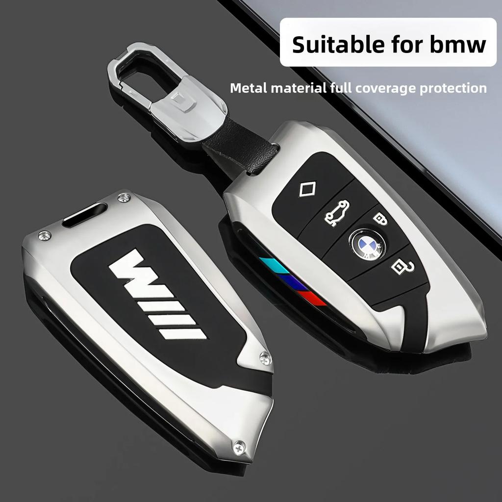 BMW Car Key Case Cover Protector Shell for X1 X3 X5 X6 X7 1 3 5 6 7 Series G20 G30 G11 F15 F16 G01 G02 F48 - Vehicle Accessory GA3