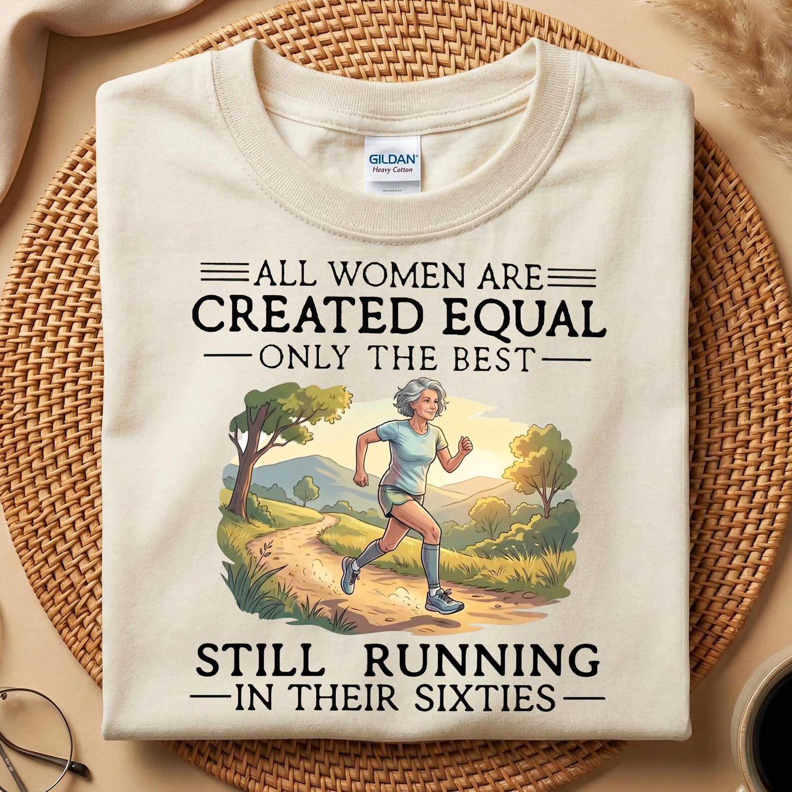 All Women Are Created Equal Only The Best Still Running in Their Sixties Shirt, Funny Grandma Running Shirt, Fitness Mother Days Gift S