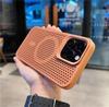 For iPhone 16 Pro Max Luxury Magsafe Magnetic Heat Dissipation Mesh Phone Case For iPhone 11 12 13 14 15 16Plus Protective Cover