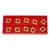 5/8 Lathe Turning Tool Holder 16mm SCMCN1616H09-80 + 10PC Carbide Insert CCMT09 Alloy Steel Bracket Insert Kit Right Hand