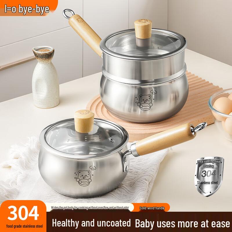 Bayco 304 Stainless Steel Multi-Purpose Saucepan 18cm