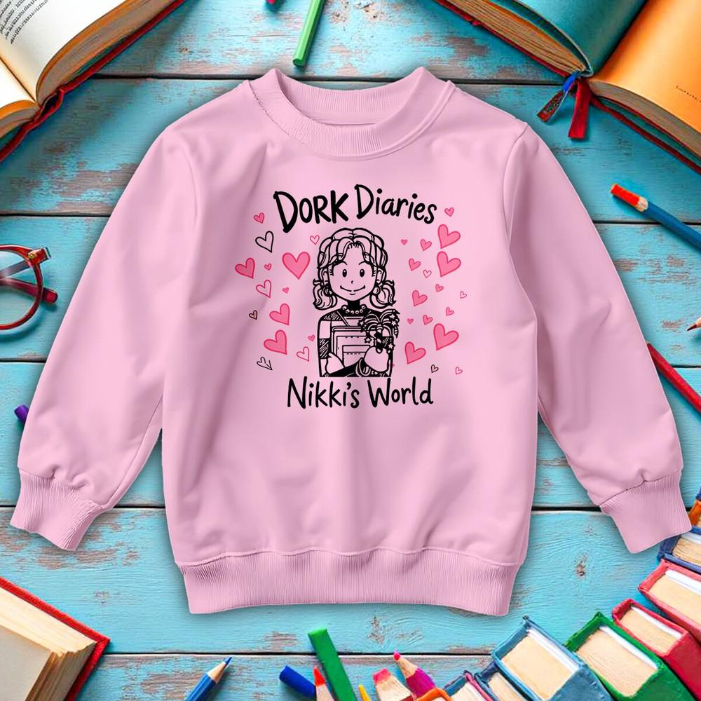 

Dork Diaries Girls Cute World Book Day Sweatshirt Jumper Outfit Apparel#WBD 3XL