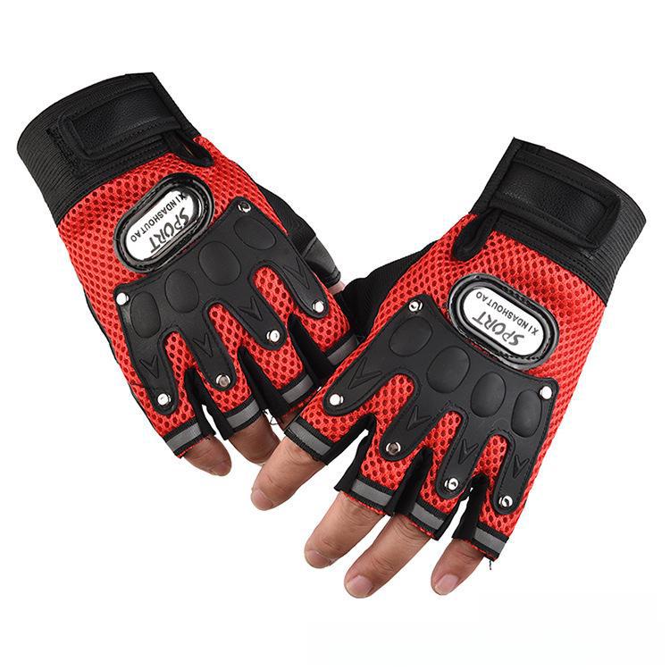 Men's Half-Finger Tactical Gloves: Thin, Breathable, and Thickened Palm for Cycling, Fitness, Sports, and Motorcycling