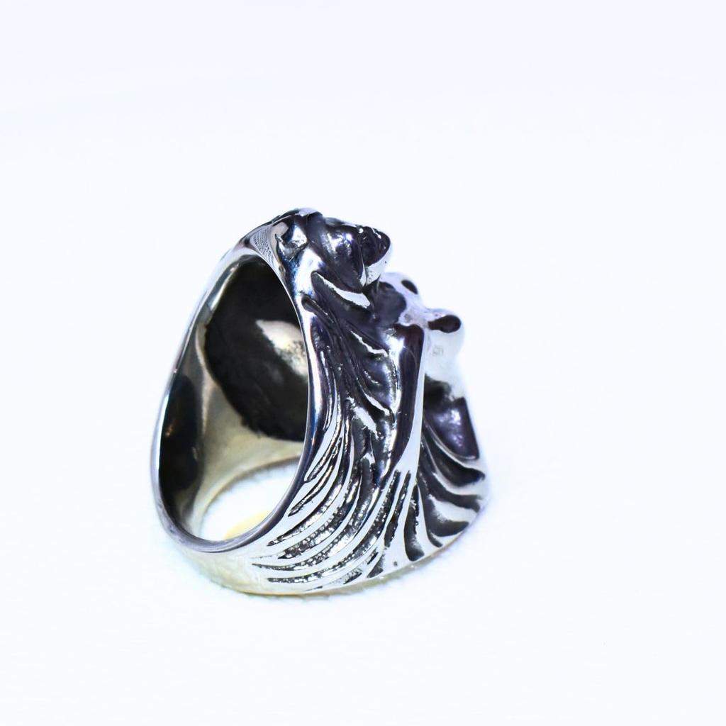 [Magic of Sedona] Men's Fairy Breath Ring, Size US 9, Titanium, Fairy Breath Ring, Goddess Venus Signet Ring, Fairy Ring, Elf Promise Ring