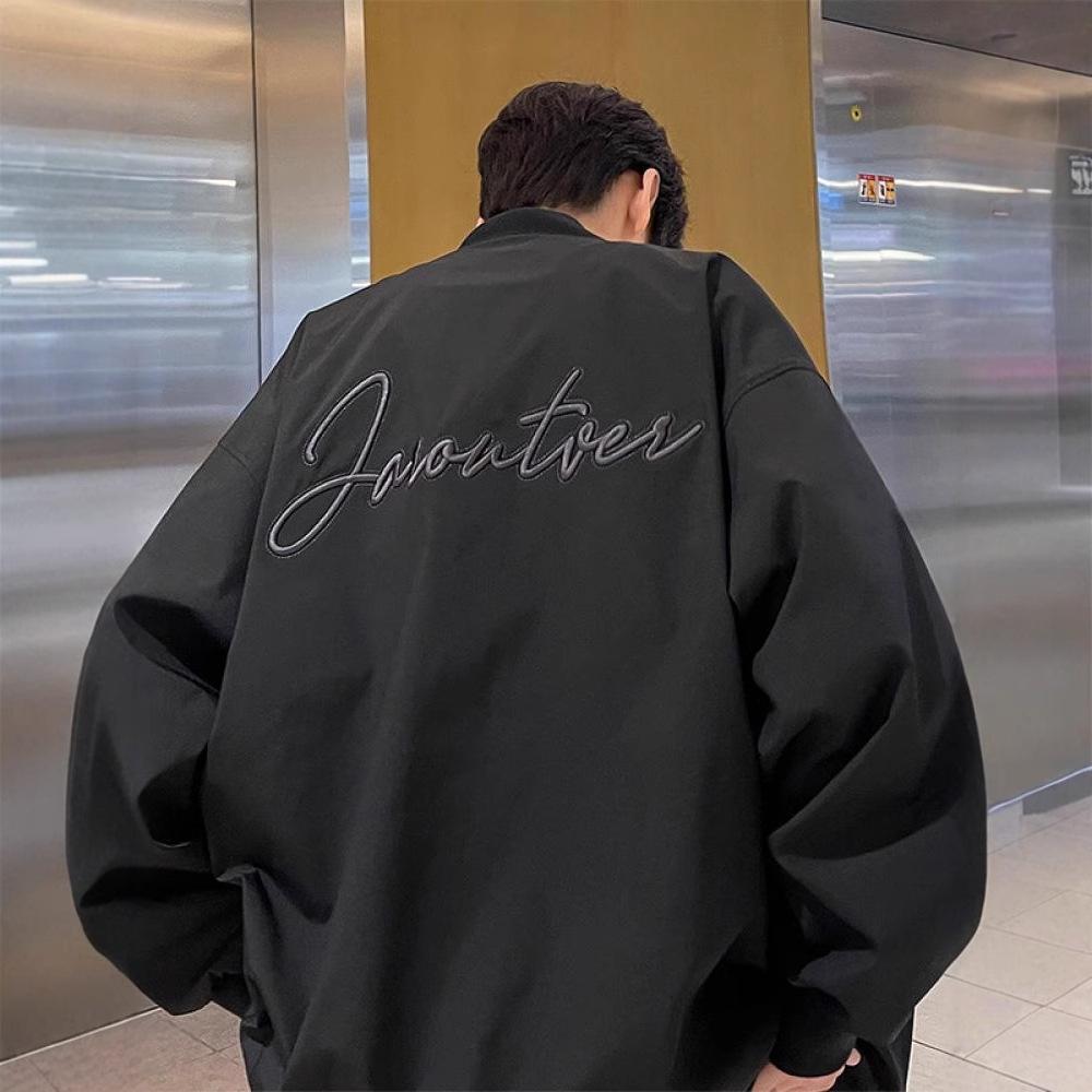 

Spring/Autumn 2024 Men s Baseball Jacket - Trendy High Street Style for Teens Medium червоний