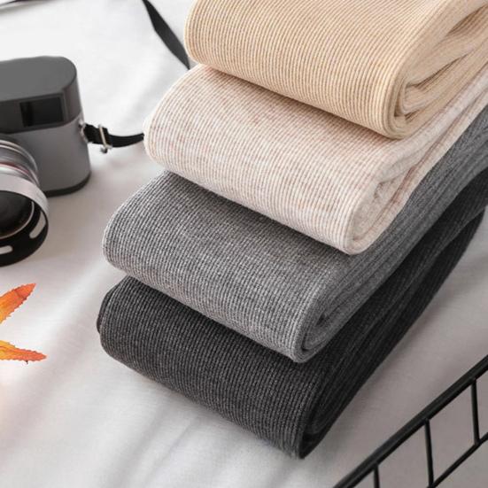Women Pantyhose High Elasticity Tight Fit Body Curve Enhancing Bottom Pants Autumn Winter Velvet Lined Leggings
