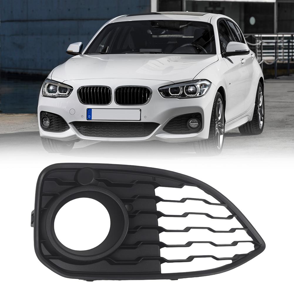 Front Fog Light Grille Replacement Front Bumper Fog Lamp Lower Grille for BMW 1 Series F20 F21 LCI M Sport 2015-2019