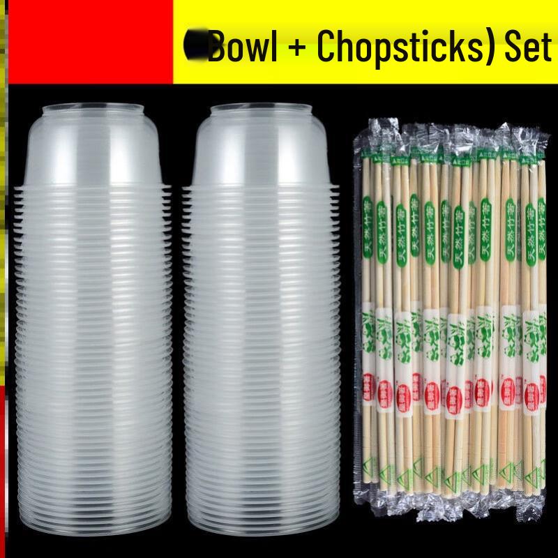 Disposable Bowl and Chopsticks Set