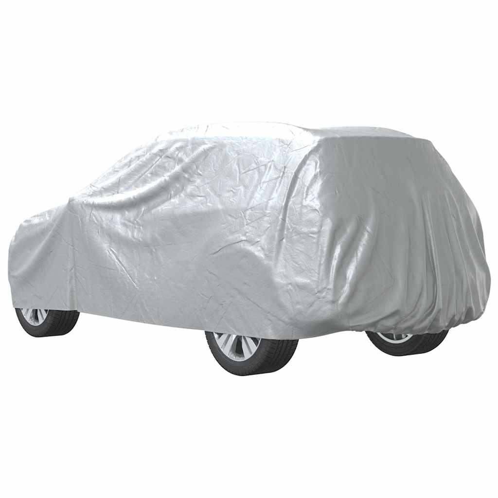 Vidaxl Pokrowiec Na Samochód Typu Suv, Z Paskami, Pełny, Srebrny, M