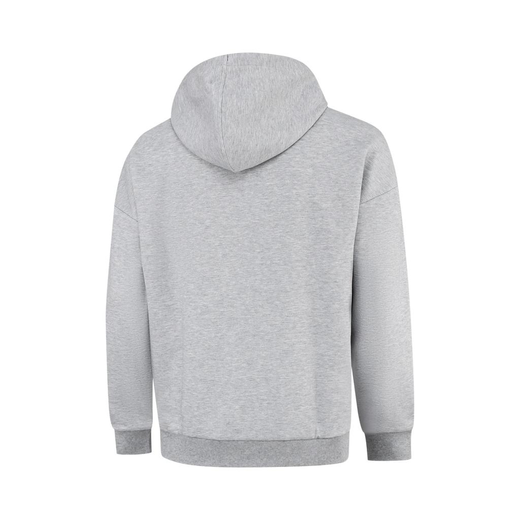 Série Achat Groupé Li Ning Pull à Capuche Couleur Unie Décontracté Confortable Polyvalent Simple Sportif Ample Sweat-shirt Unisexe AWDV781-2