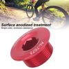 2 Stück Kurbelabdeckung Schraubkappe Aluminiumlegierung M20 Mountainbike Fahrrad Kurbelabdeckung Rot