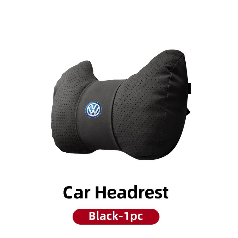 

2026 Hot For Volkswagen VW Car Seat Headrest Pillow Lumbar Support Cushion Protective Waist For VW Scirocco Jetta Beetle Passat