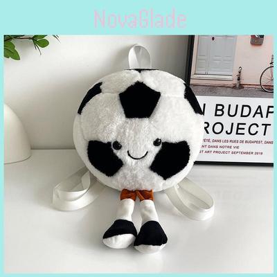 Mochila de Peluche de Fútbol para Niños con Diseño Transpirable y Ligero para la Escuela y el Juego