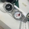 Men's Digital Analog Watch Dual Display Waterproof Luminous Multifunction Quartz Wristwatch