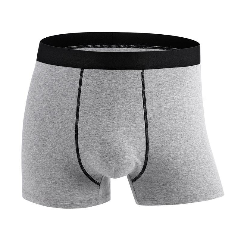 Men's Plus Size Breathable 3D Cotton Boxer Briefs - Seamless, Youthful Design