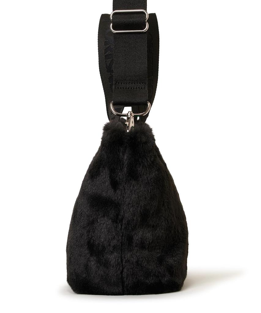 FUR Fluffy Fur E/W TOTE/3029/Black