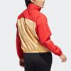 adidas CNY Lunar New Year Color-Block Sports Jacket for Women, Light Scarlet