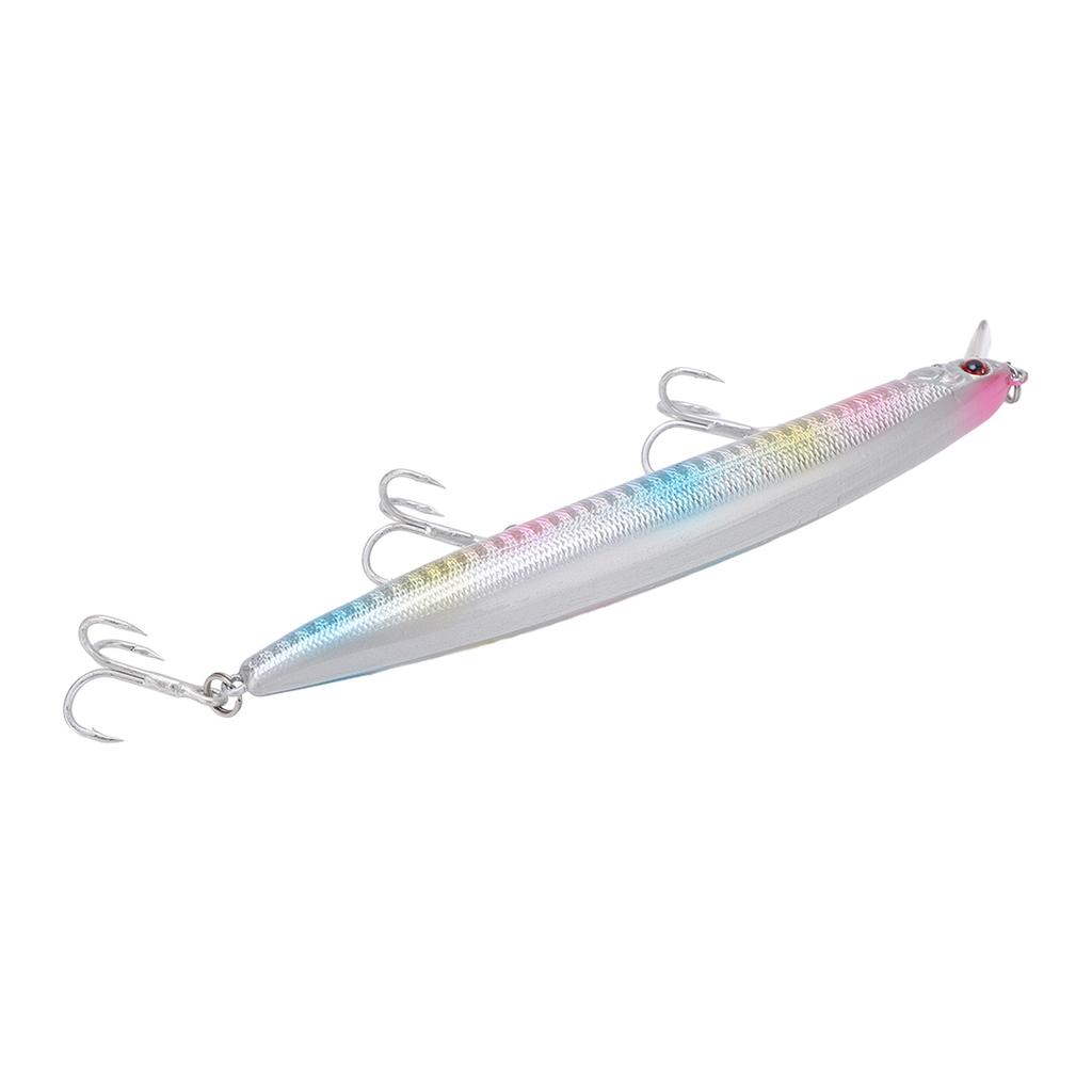 Anti Corrosion Minnow Lure 3D Eyes Fishing Hard Bait Fishing Tackles with 3 Sharp BarbsNo. 3