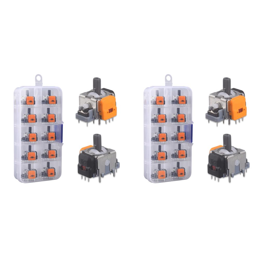 10/20PCS Replacement Hall Effect Joystick Rocker 3D Analog Joystick for PS4/PS5/XBox/Switch Controller ThumbStick Repair Parts