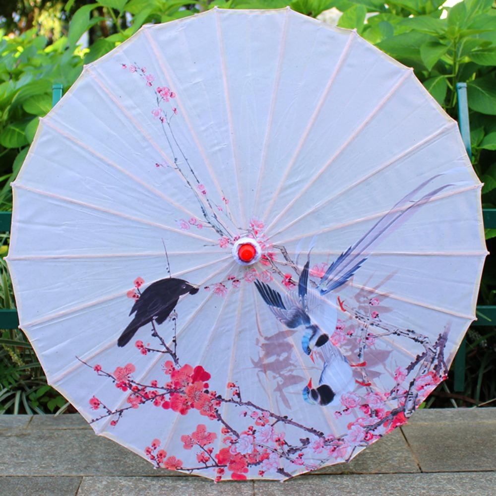 Chinese Antique Style Oiled Paper Umbrella 10 Colors Dance Performance Umbrella  Dance Performance