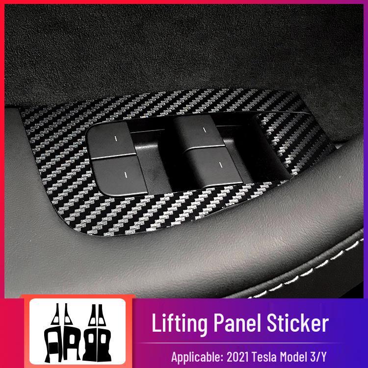 

Carbon Fiber Anti-Kick Film for Tesla Model 3/Y (2021) Center Console Interior