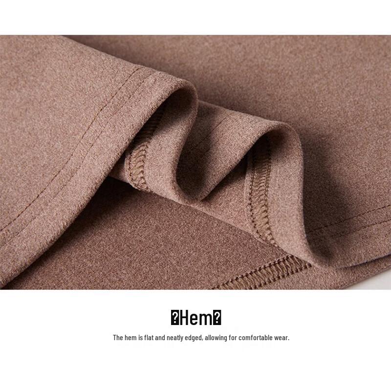 ROMON Men's Mock Neck Thermal Fleece Sweatshirt