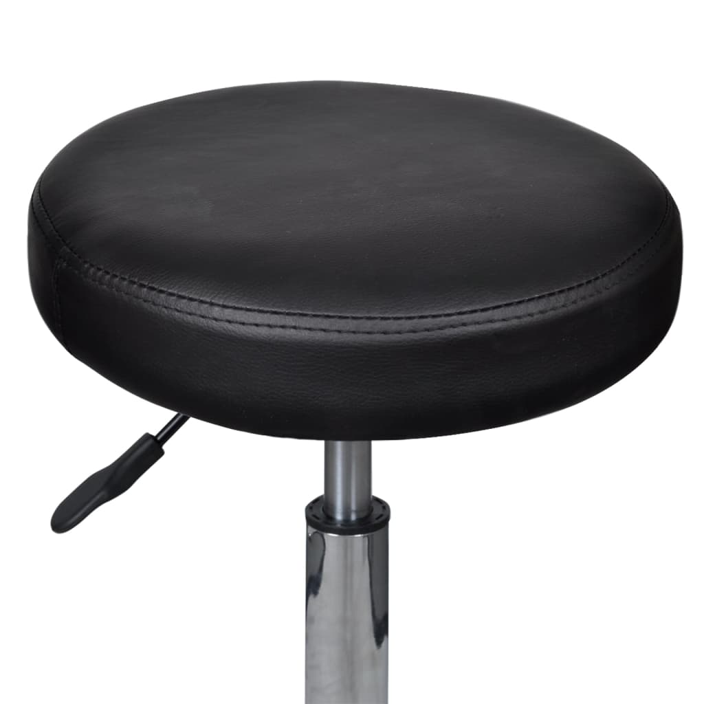 Vidaxl Office Stool, Black