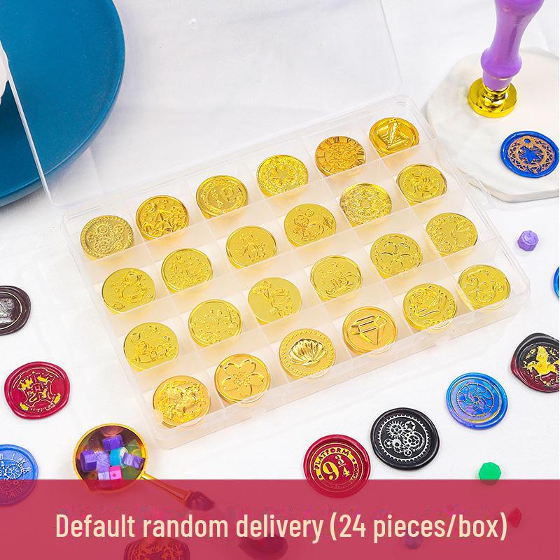 Eco-Friendly Zinc Alloy Retro Wax Seal Head with Color-Preserving Electroplating