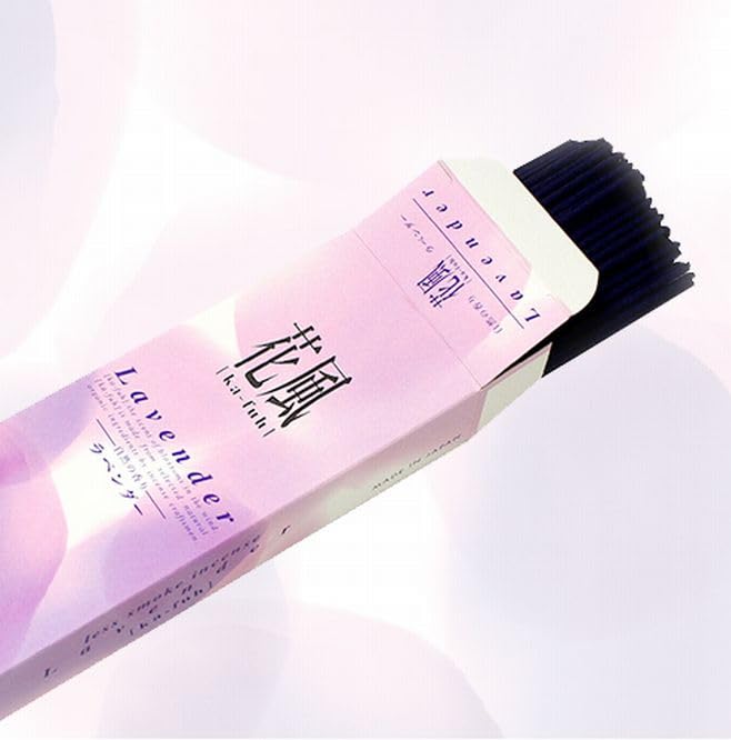 Hanakaze Incense Set: Extremely Low Smoke, Gift Wrapping, and Gift Wrapping Included. Perfect for Mourning, Sympathy, and Gifts. [Reliable