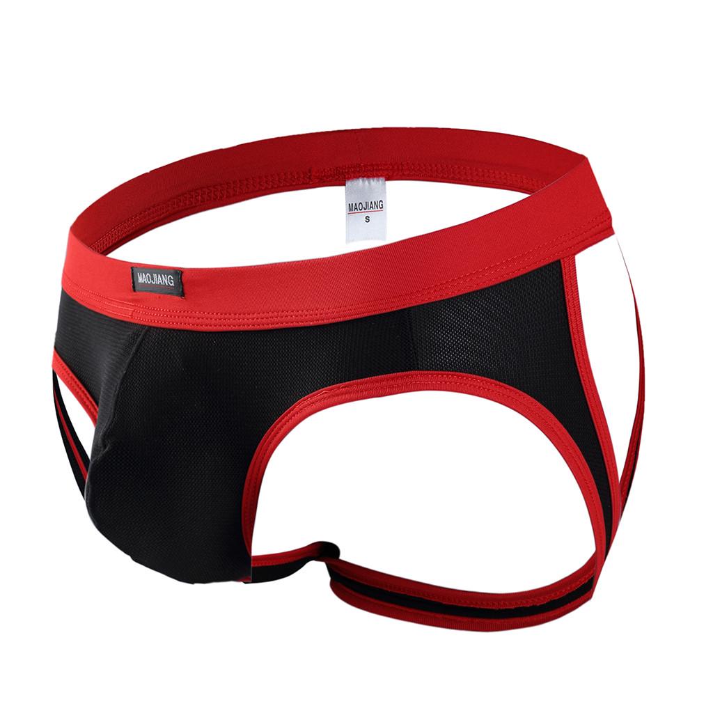 Buy Erotic Fashion Men's Thong Underwear Pants Briefs Sexy Underwear Underwear at affordable