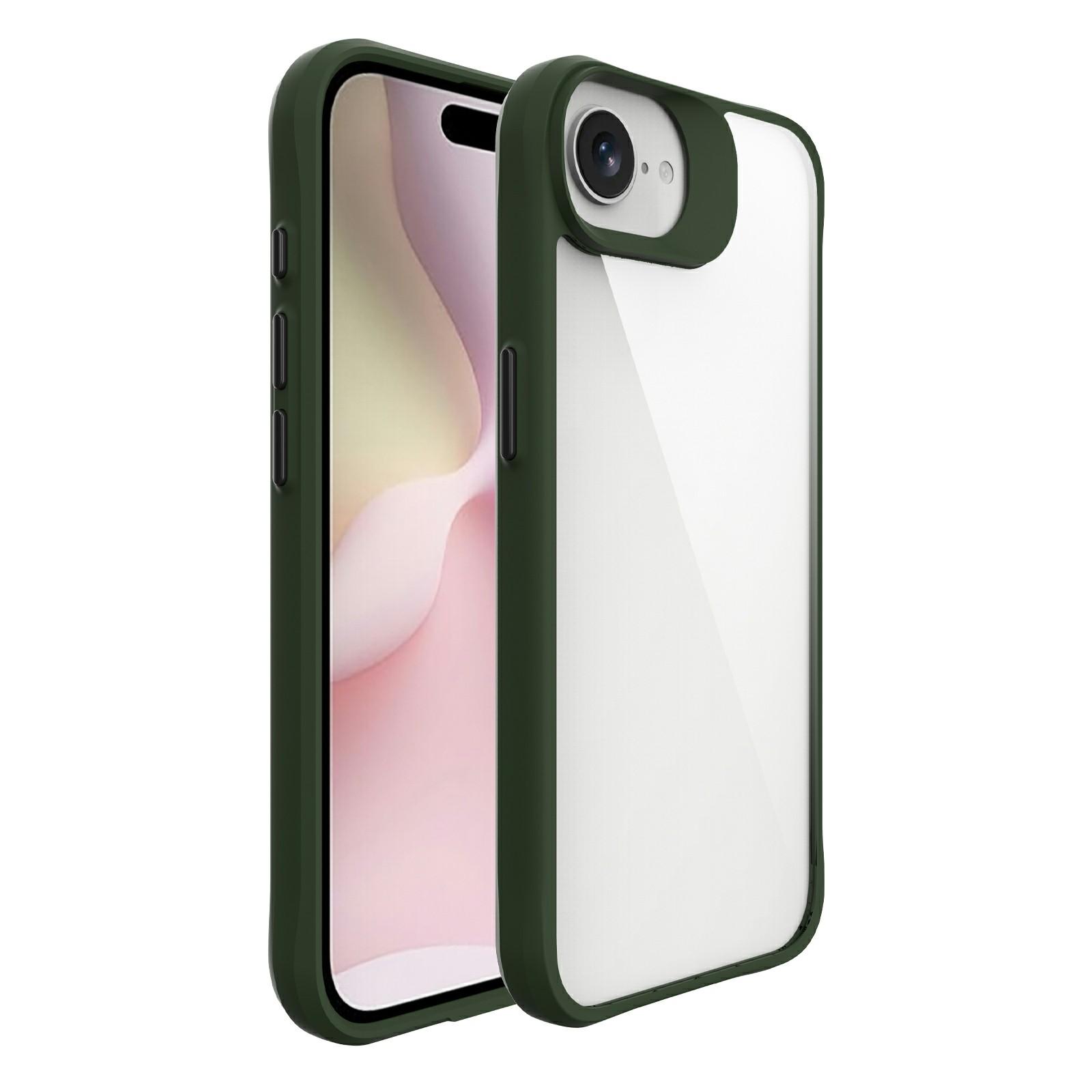 

For iPhone 16e Case Hybrid Hard PC Soft TPU Shockproof Phone Cover B