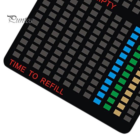 Gas Level Gauge Display Clearly Waterproof Plastic Fuel Gas Tank Magnetic Temperature Gauge Kitchen Supplies