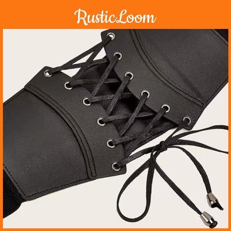 Patterned Fanshaped Litchi Binding Rope Waist Belt Dress Waist Belt Decoration