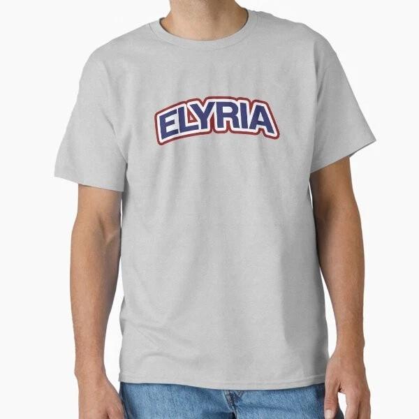 Elyria Letter Type City Name Classic Tshirt Made In Usaaus Tshirt S2xl S