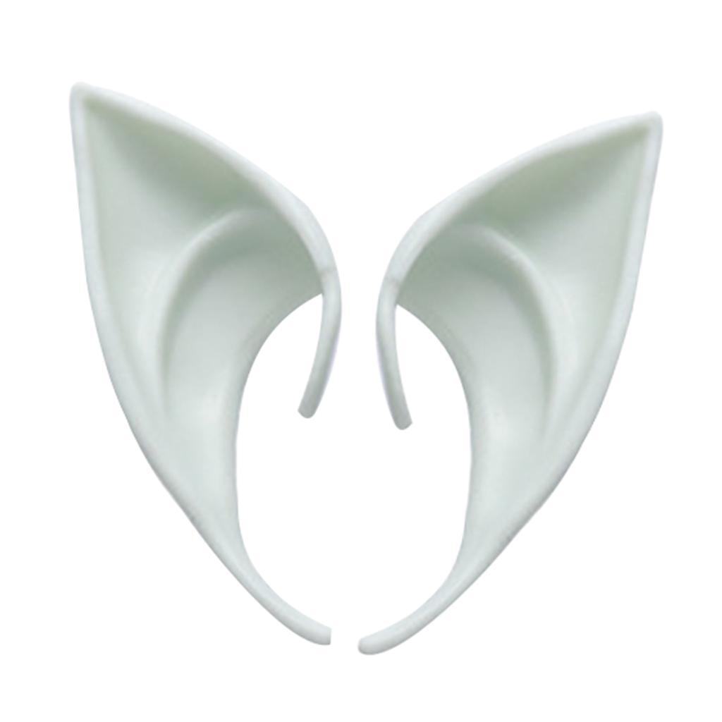 Uszy Elfa Dekoracja Halloweenowa Anime Wróżka Cosplay Akcesoria Sztuczne Anielskie Elfickie Uszy Rekwizyty Kostiumy Zdjęcie Dekoracja Świąteczna