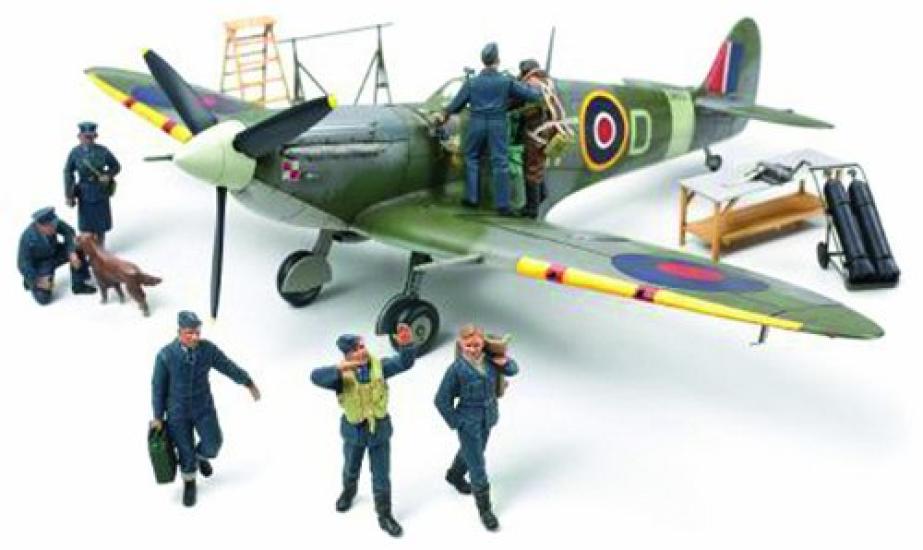 

Tamiya 148 Spitfire Mk.Vb Royal Air Force Crew Set of 7