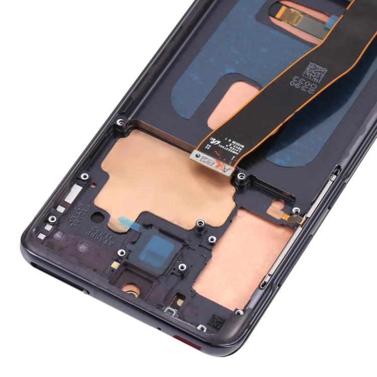 Originaal Dynamic AMOLED materjalist LCD ekraan ja puutepaneel täielik komplekt koos raamiga Galaxy S20 4G SM-G980 jaoks