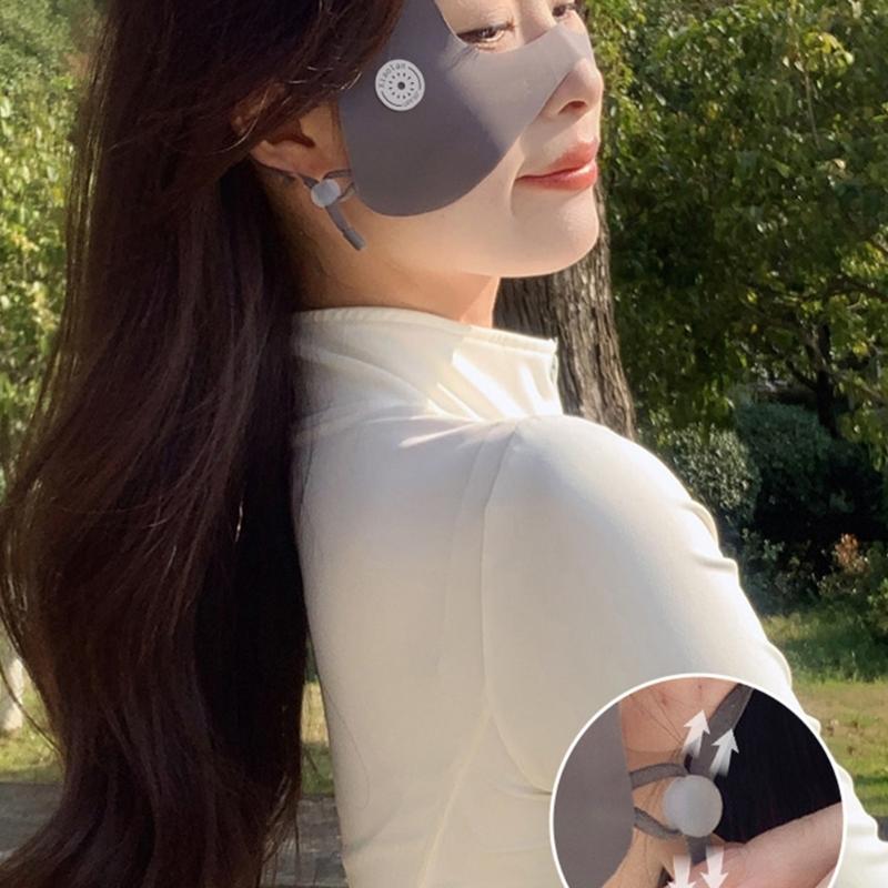 Face Care Mask Face Patches Under Eyes Golf Face Protection Breathable Fabric Gentle On Skin Washable