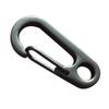 Outdoor Mini Portable Carabiner Hook Stainless Steel Keychain Buckle Release Keyring Tents Spring Snap Hook