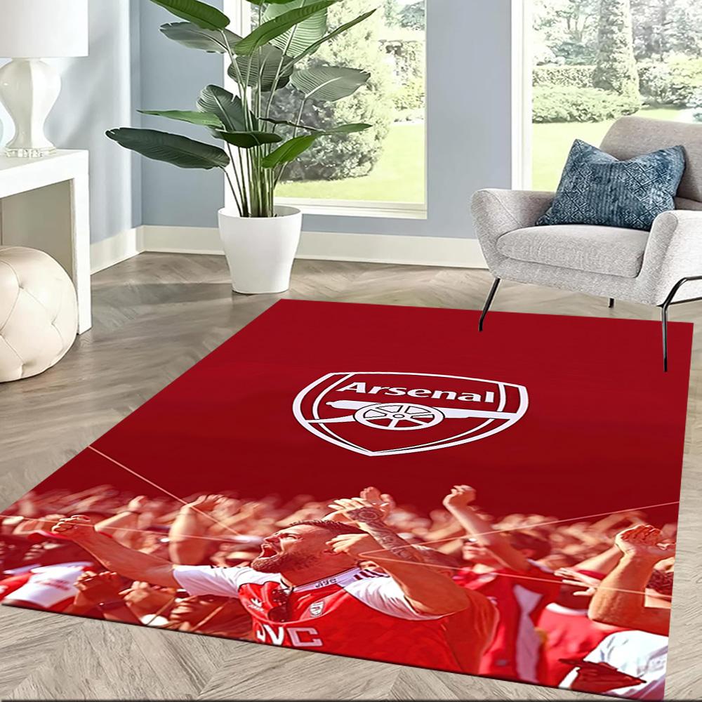 Arsenal Floor Rug Office Rug Perfect for Decorate Room Hallway Entryway Bedrooms Anti-slip Rug Anime Office Decor Perfect Gift for Friends & Family