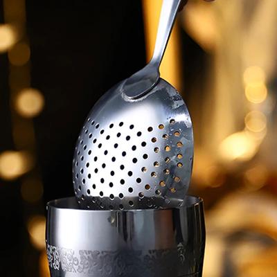 Julep Sieb Cocktail Bar Sieb Edelstahl Sieblöffel für Cocktailgetränke Barkeeper Maschenfilter Barzubehör